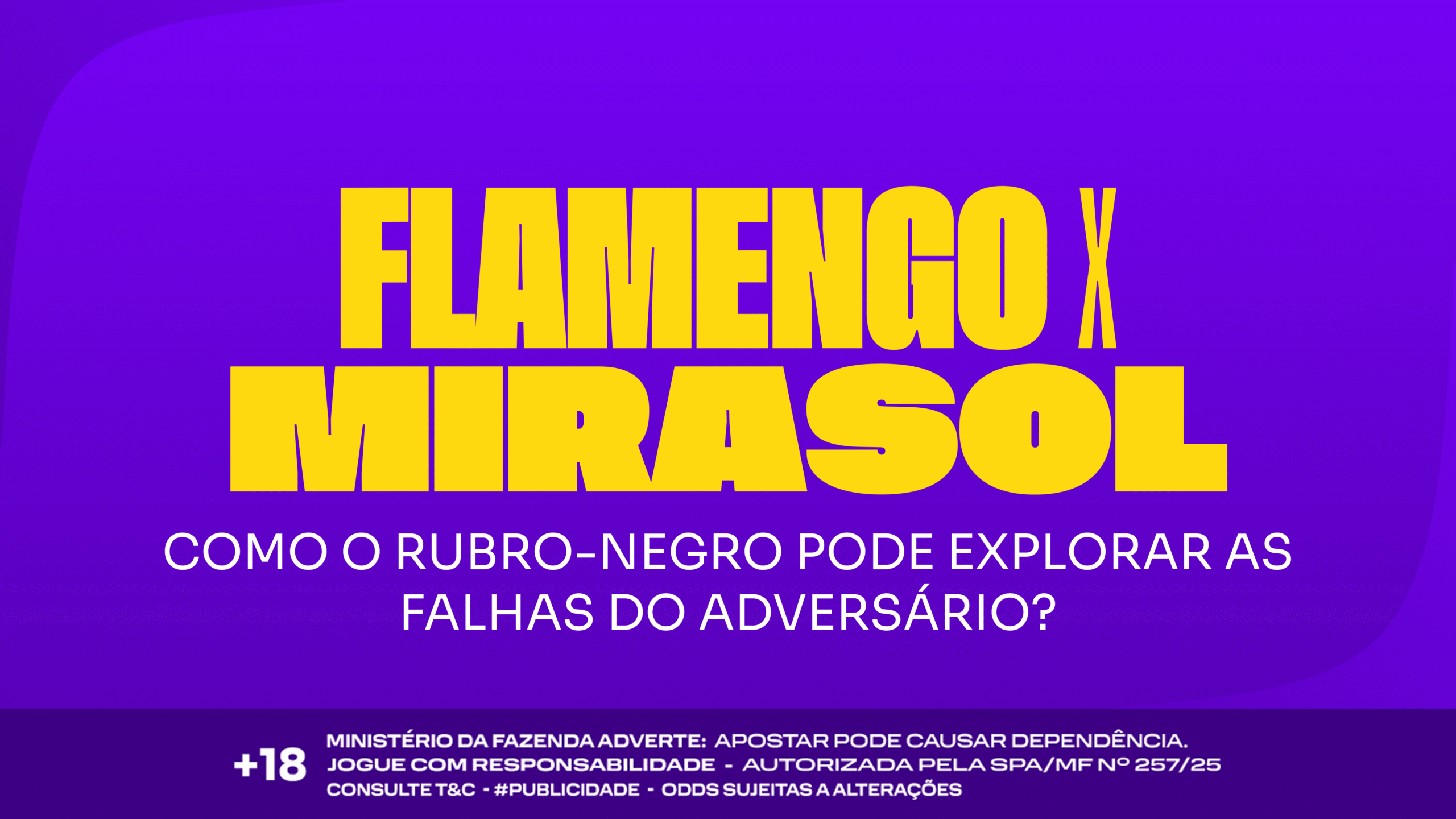 Flamengo x Mirassol: Como o Rubro-Negro pode explorar as falhas do adversário?