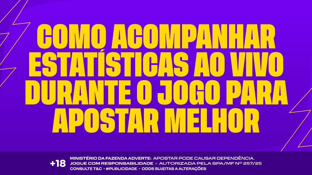 Como acompanhar estatísticas ao vivo para apostar melhor
