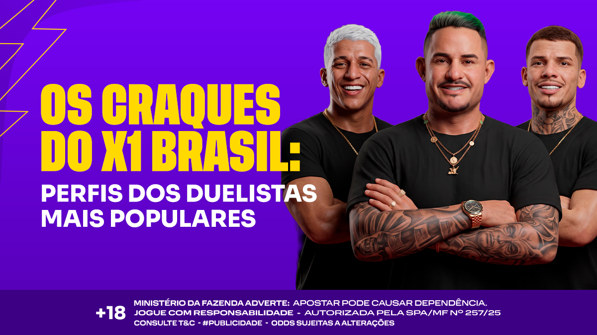 Os craques do X1 Brasil: perfis dos duelistas mais populares