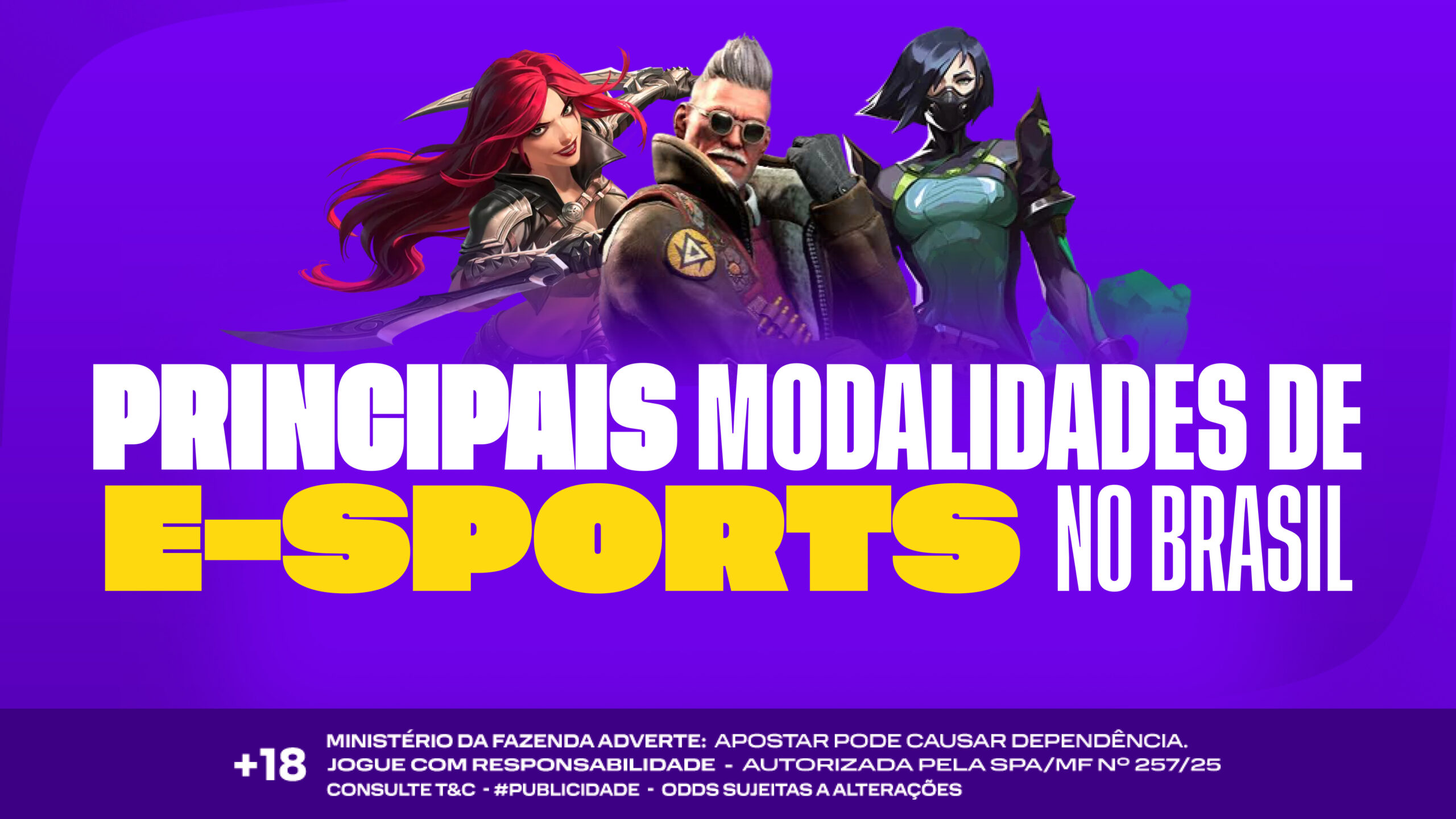 Principais modalidades de e-Sports no Brasil
