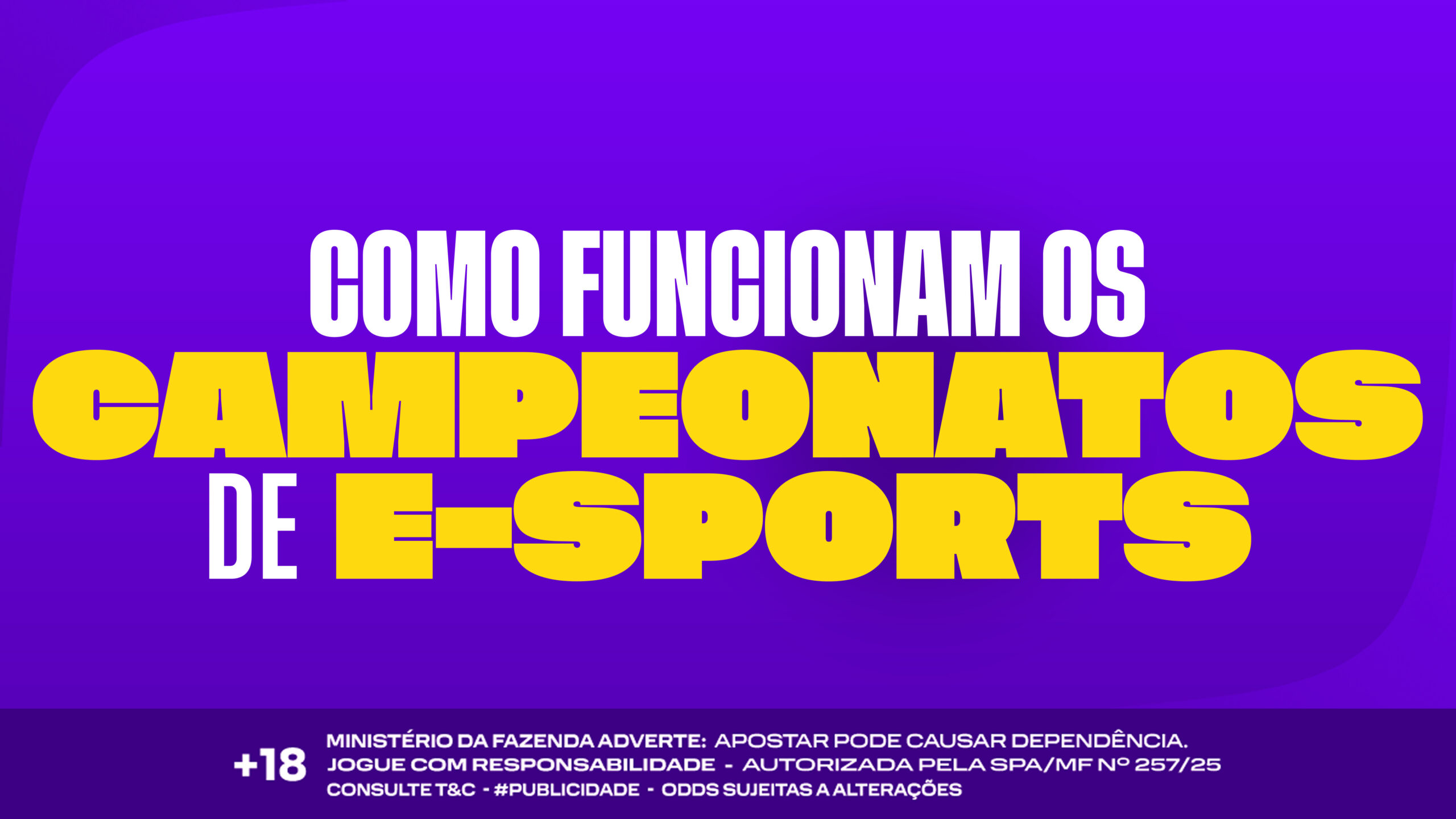 Como funcionam os campeonatos de e-Sports