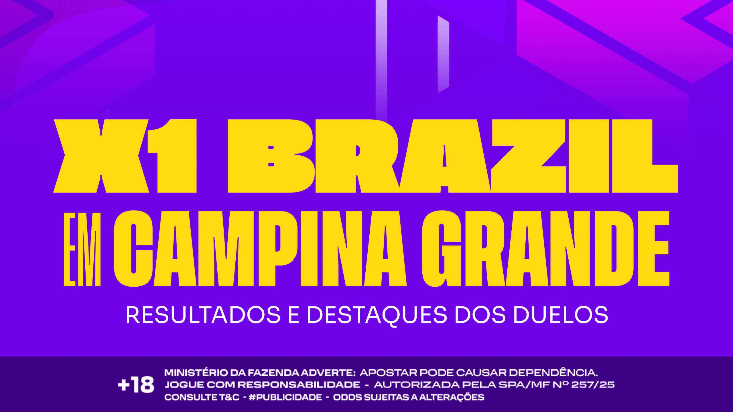 X1 Brazil em Campina Grande: resultados e destaques dos duelos